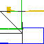 4-agent canvas at 512 placements: 464 colored pixels.